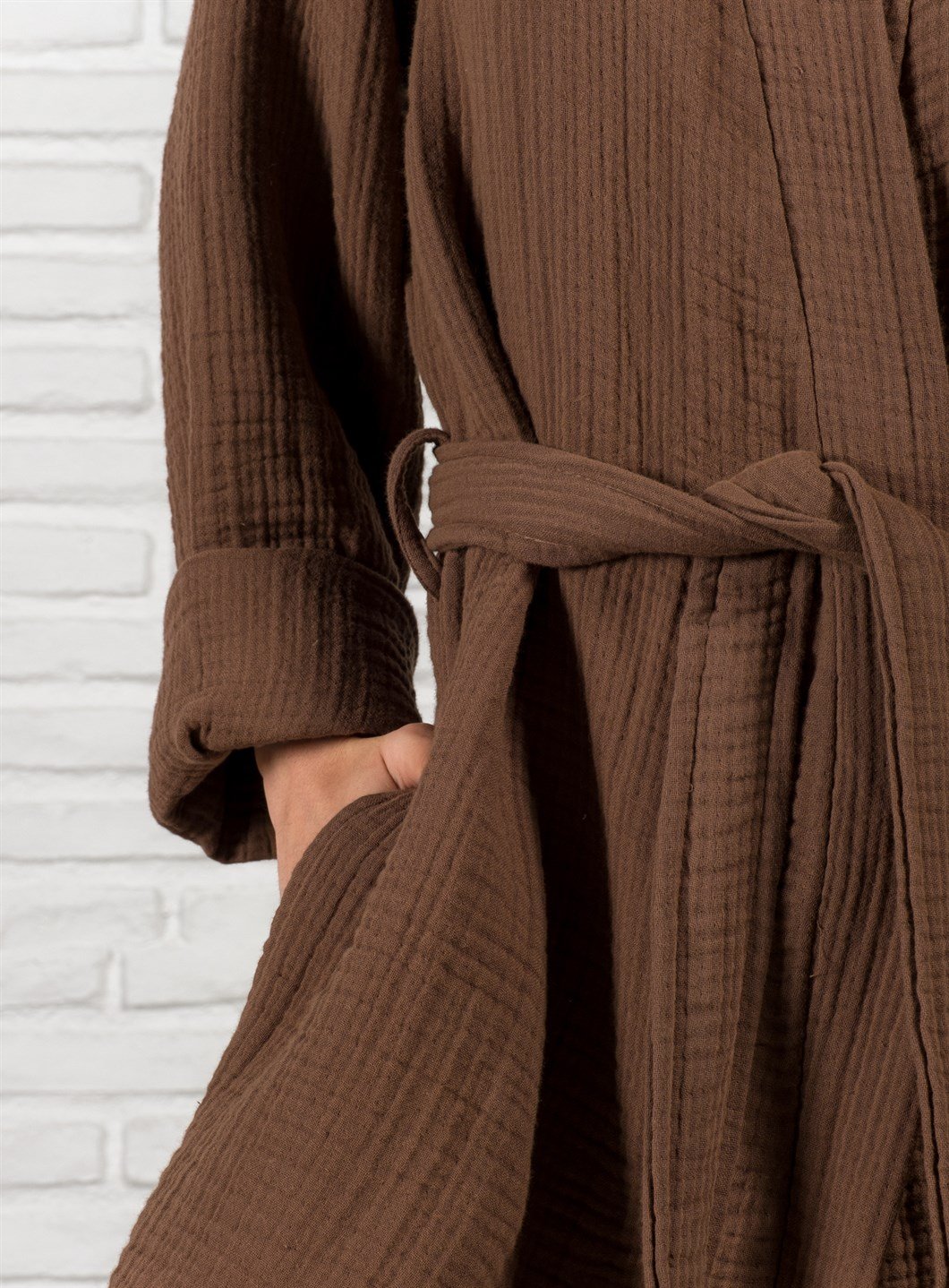 AIRY MUSLIN GAUZE TURKISH SPA ROBE