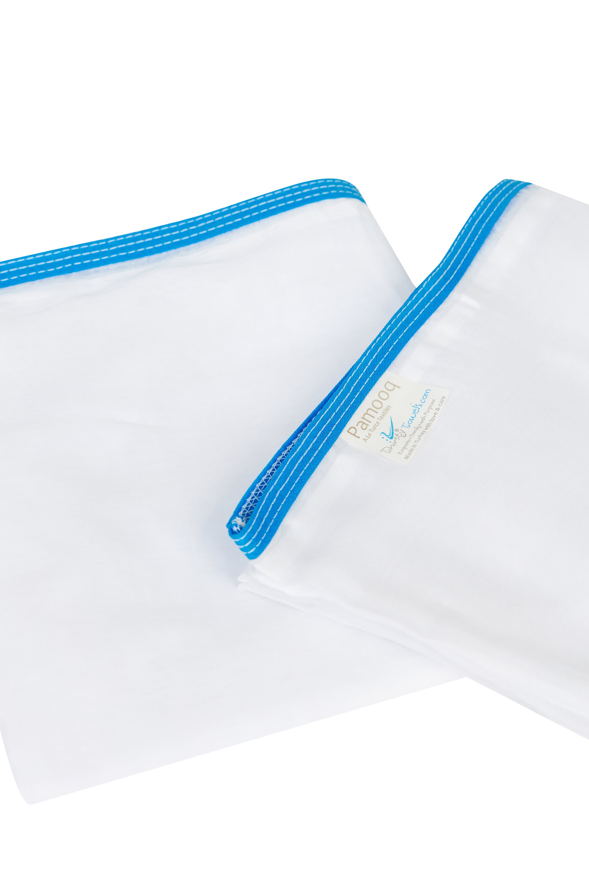 A LA TURCA HAMMAM TORBA FOAM BAG  FOR HAMAM RITUAL- FOLDED DETAIL